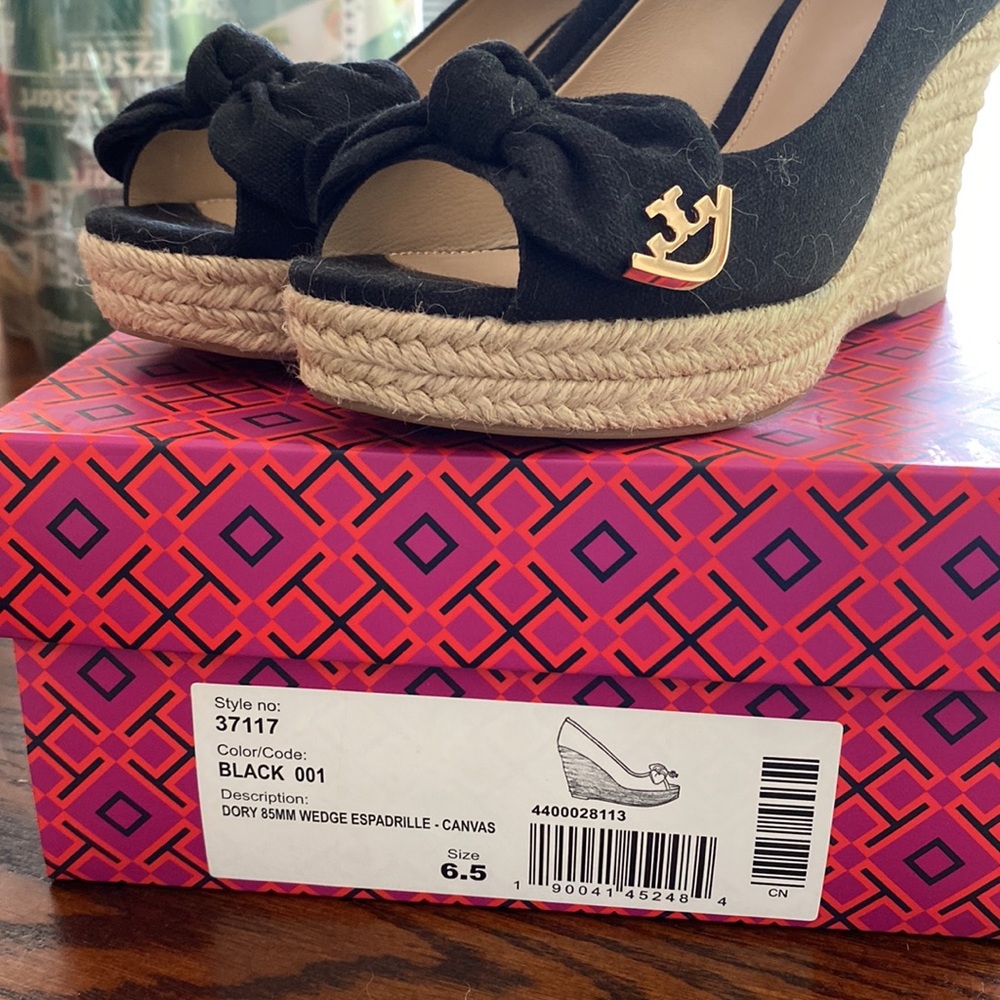 Tory Burch Wedges 6.5 (39) New, w/ box